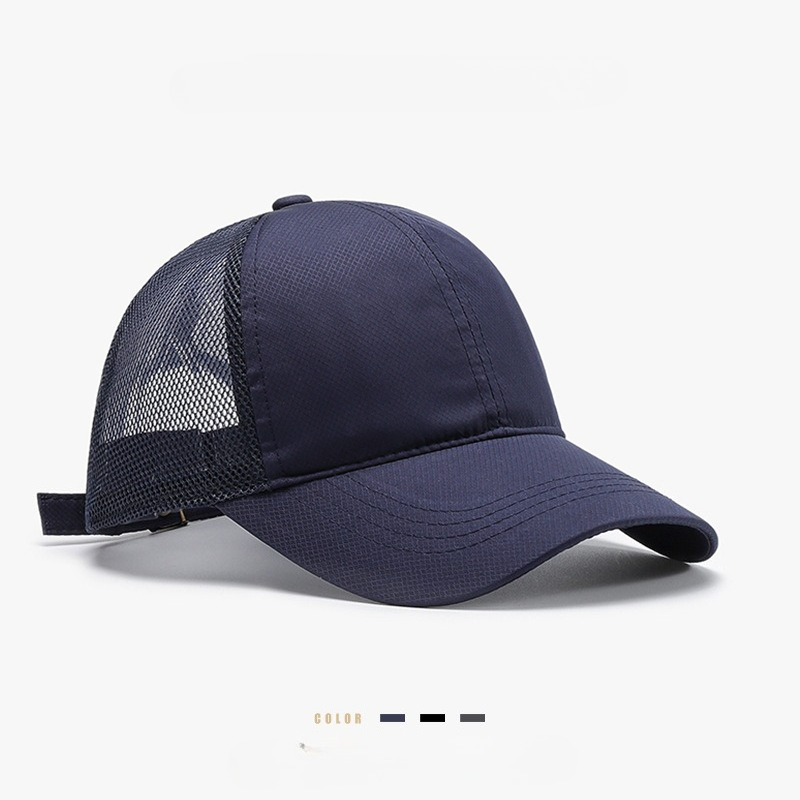 Trucker Cap Mesh - Boné de verão unissex casual, liso,