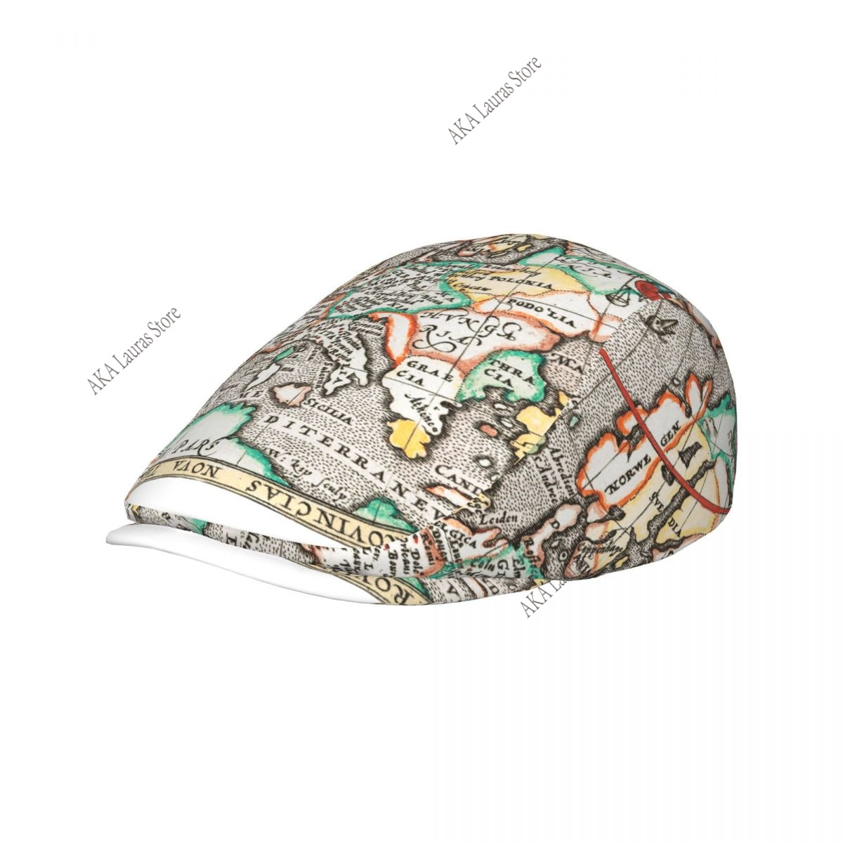 Newsboy Cap Ivy - Boné Newsboy, Chapéu Octogonal Peaky, Boné