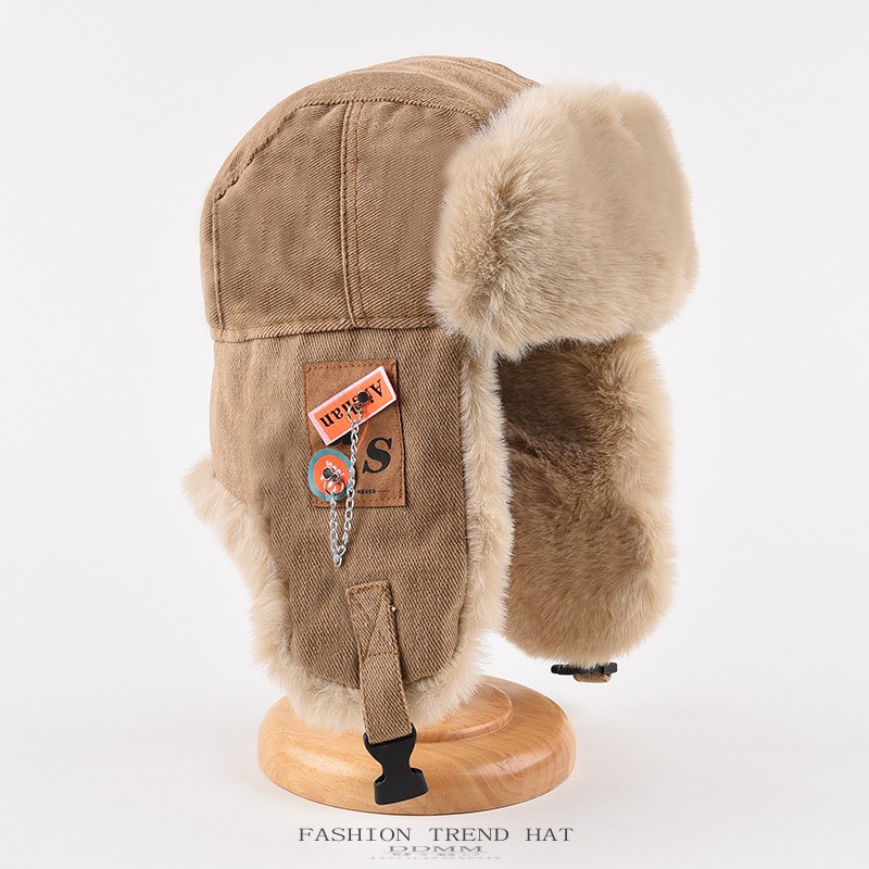 Trapper Hat Ear Flap - Gorro de Inverno Unissex Grosso com