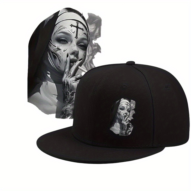 Snapback Hat Flat - Boné de Beisebol com Aba Reta
