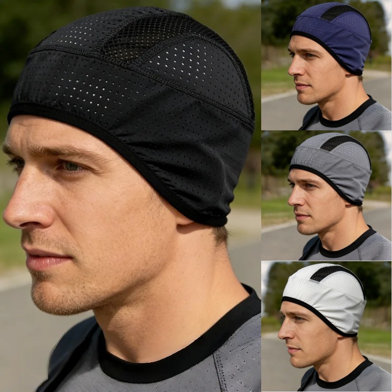 Skull Cap Helmet Liner - Boné de Verão Respirável em Malha