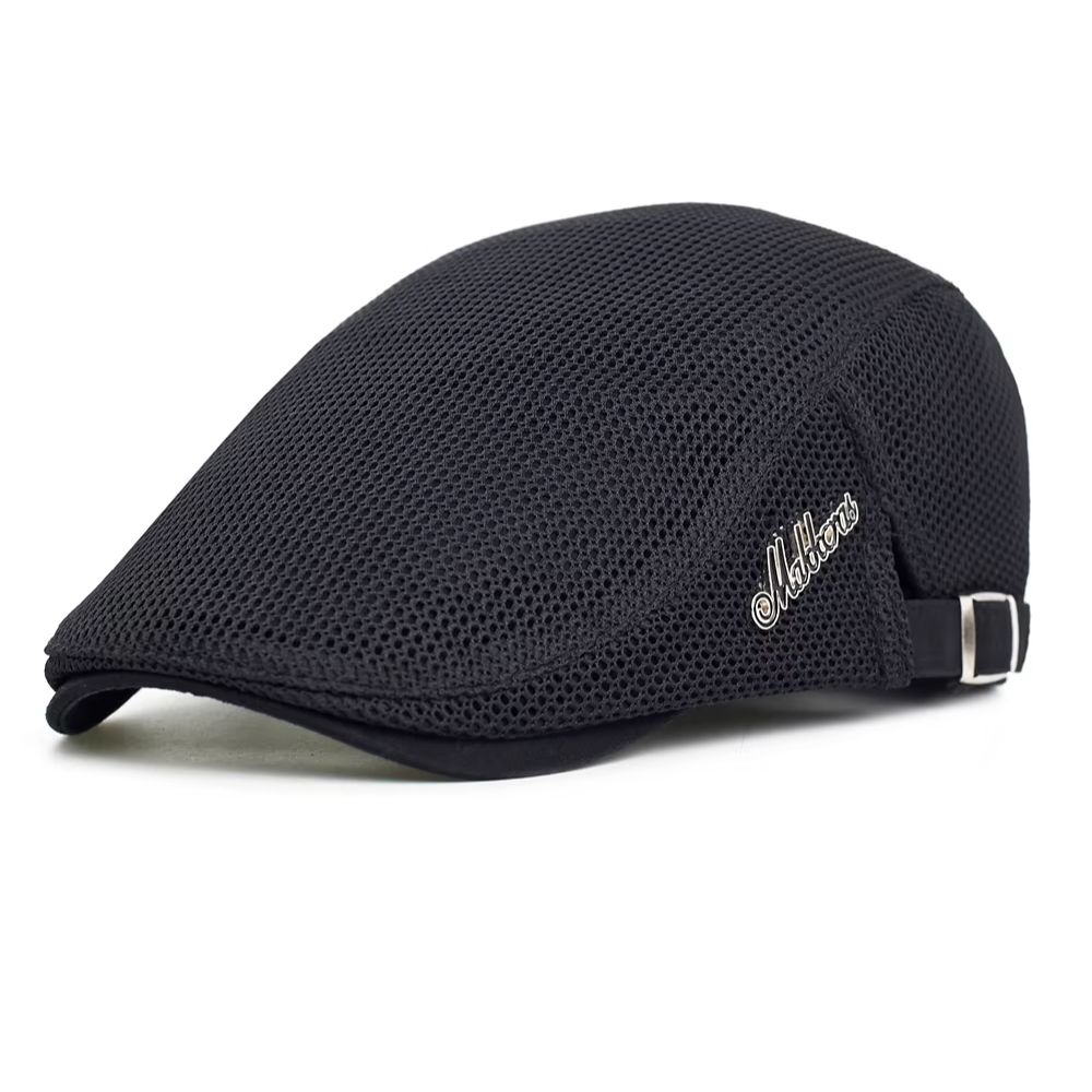 Newsboy Cap Ivy - Boné Newsboy de Malha Respirável Primavera