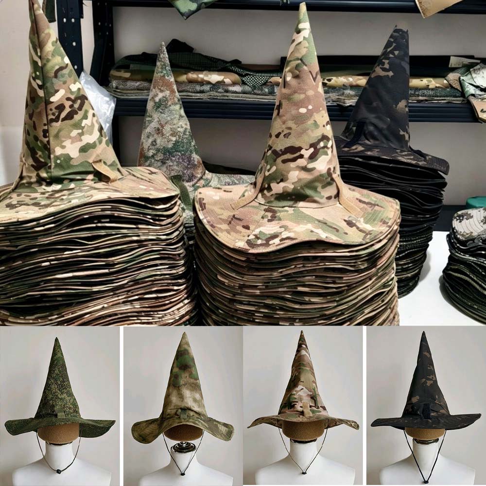 Boonie Hat Tactical - Chapéu de Bruxo Mágico Tático Camuflado
