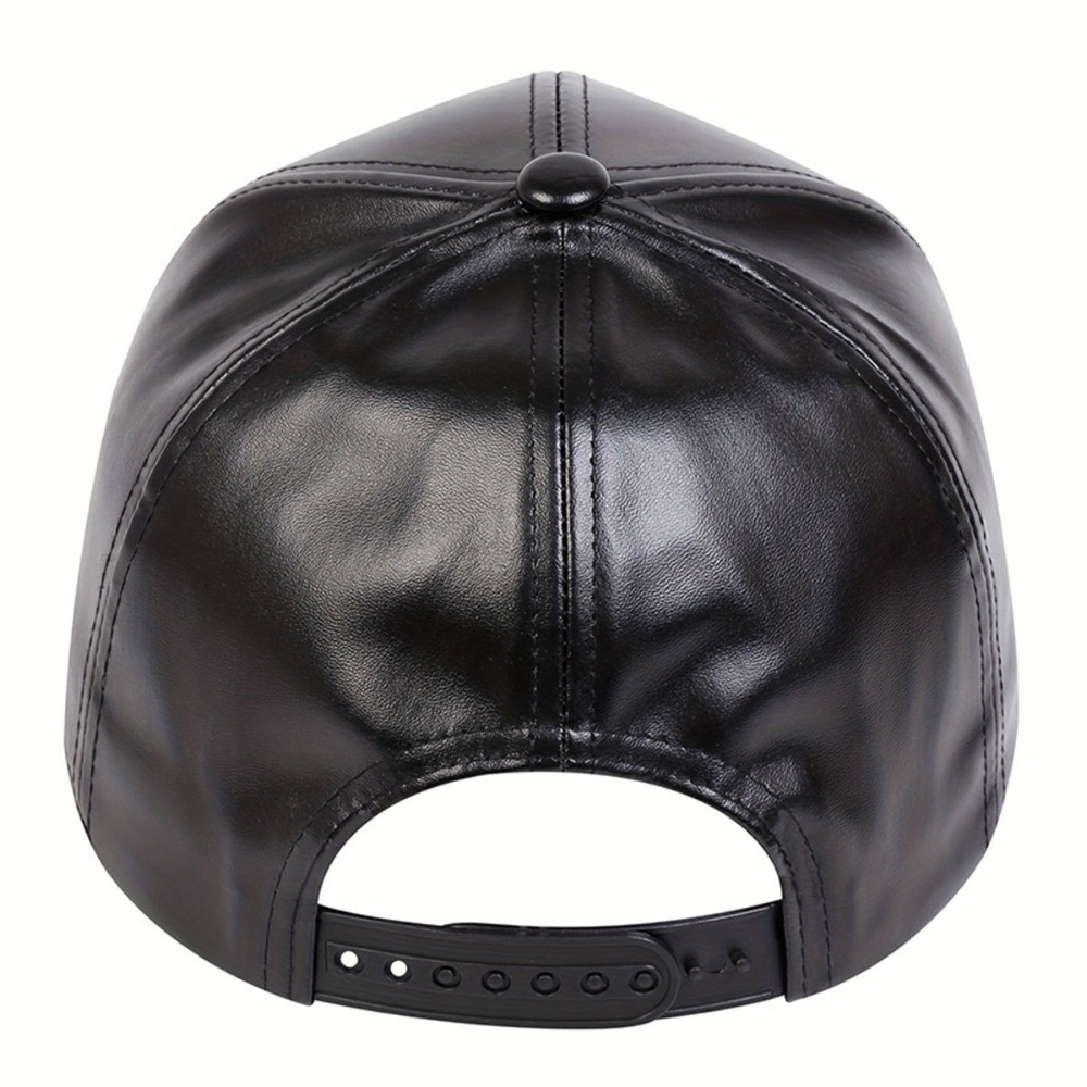 Baseball Cap Structured - Boné de Beisebol Masculino de Couro
