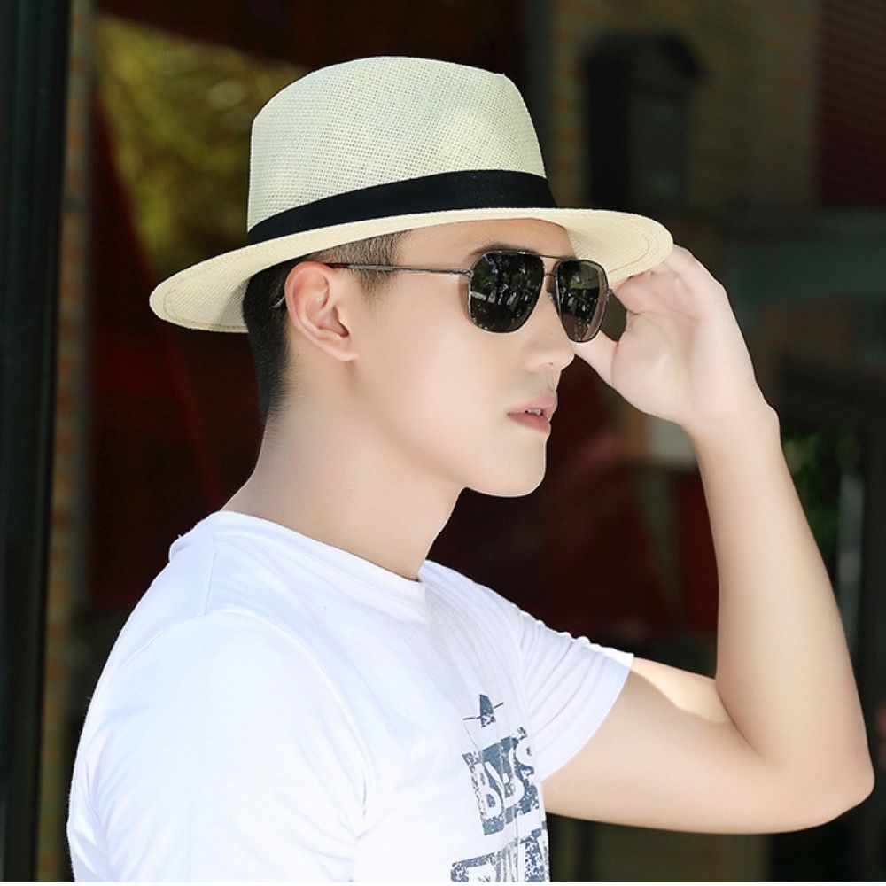 Cowboy Hat Straw - Chapéu de Palha Vintage Masculino com