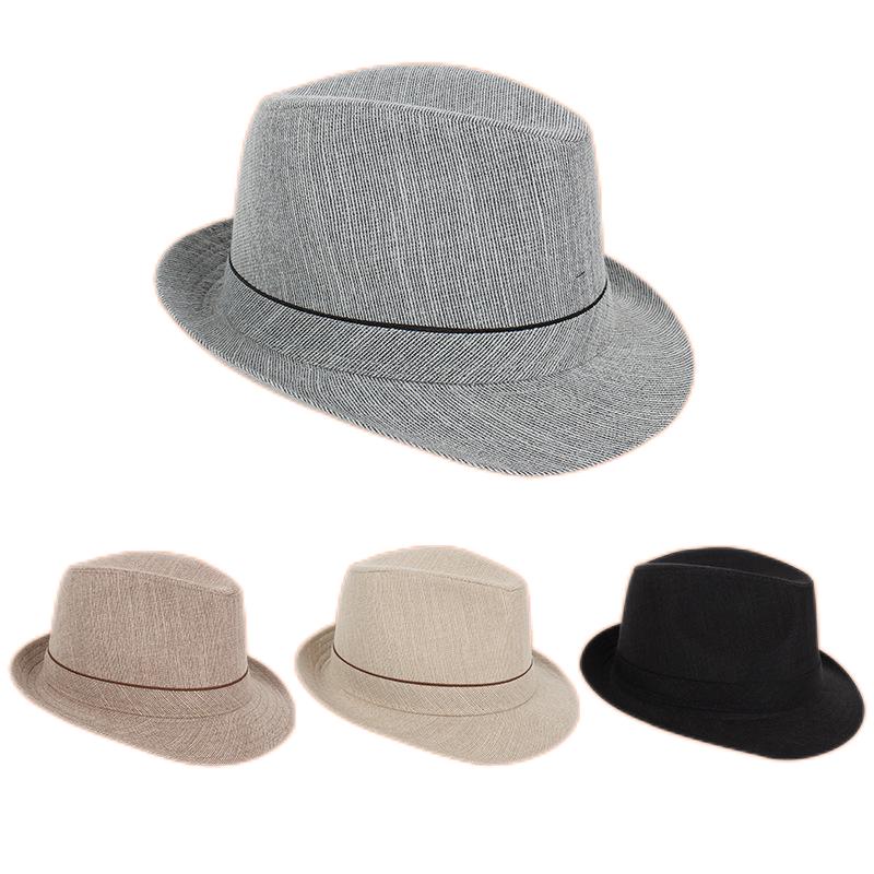 Fedora Hat Wool - Primavera e outono homens fedoras topo