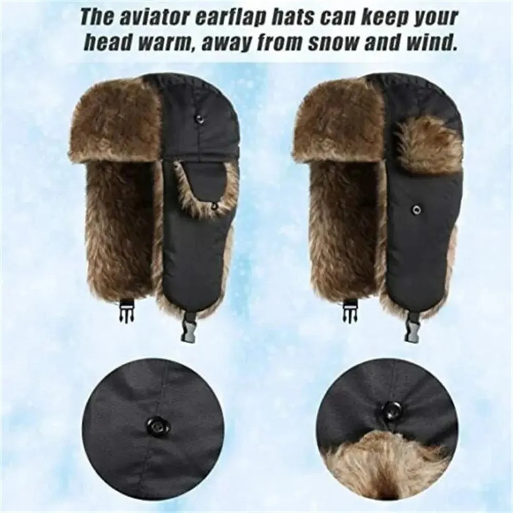 Chapéu de Inverno Masculino Es - Trapper Hat Ear Flap avaliação e preço