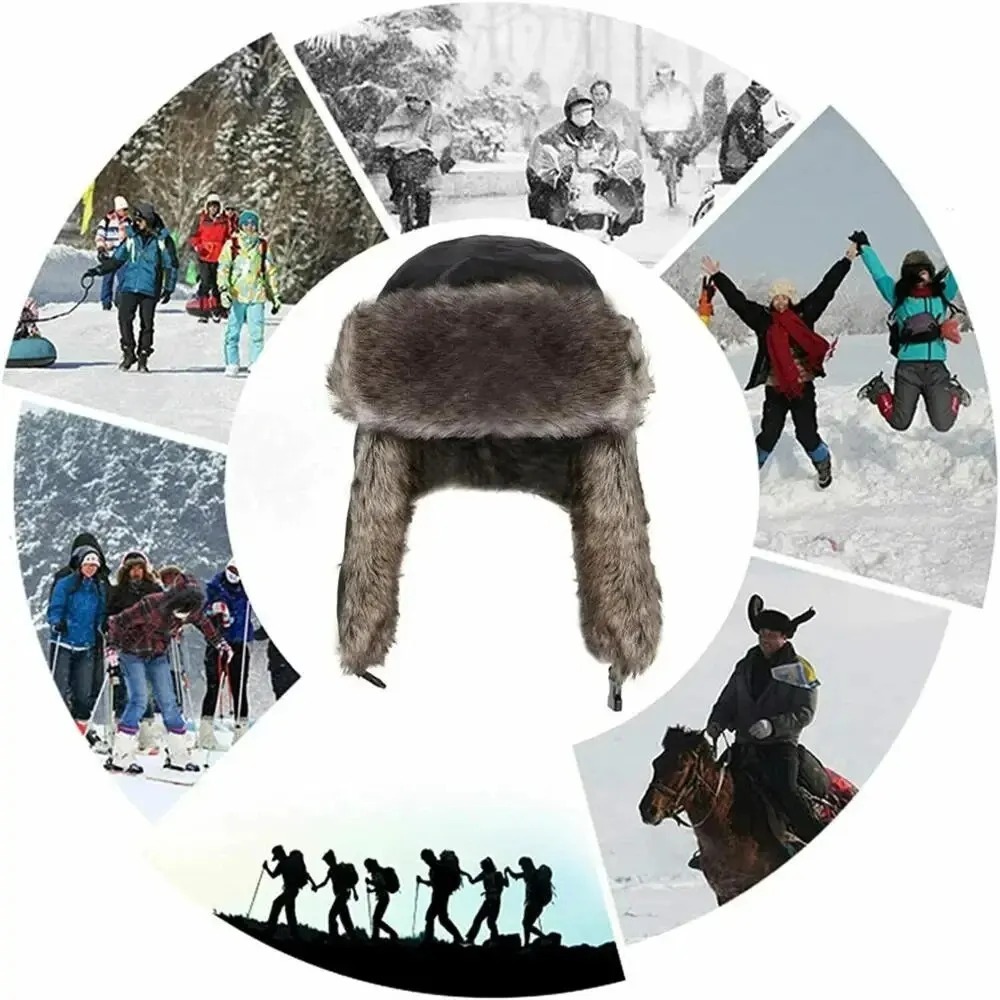 Chapéu de Inverno Masculino Es - Trapper Hat Ear Flap avaliação e preço