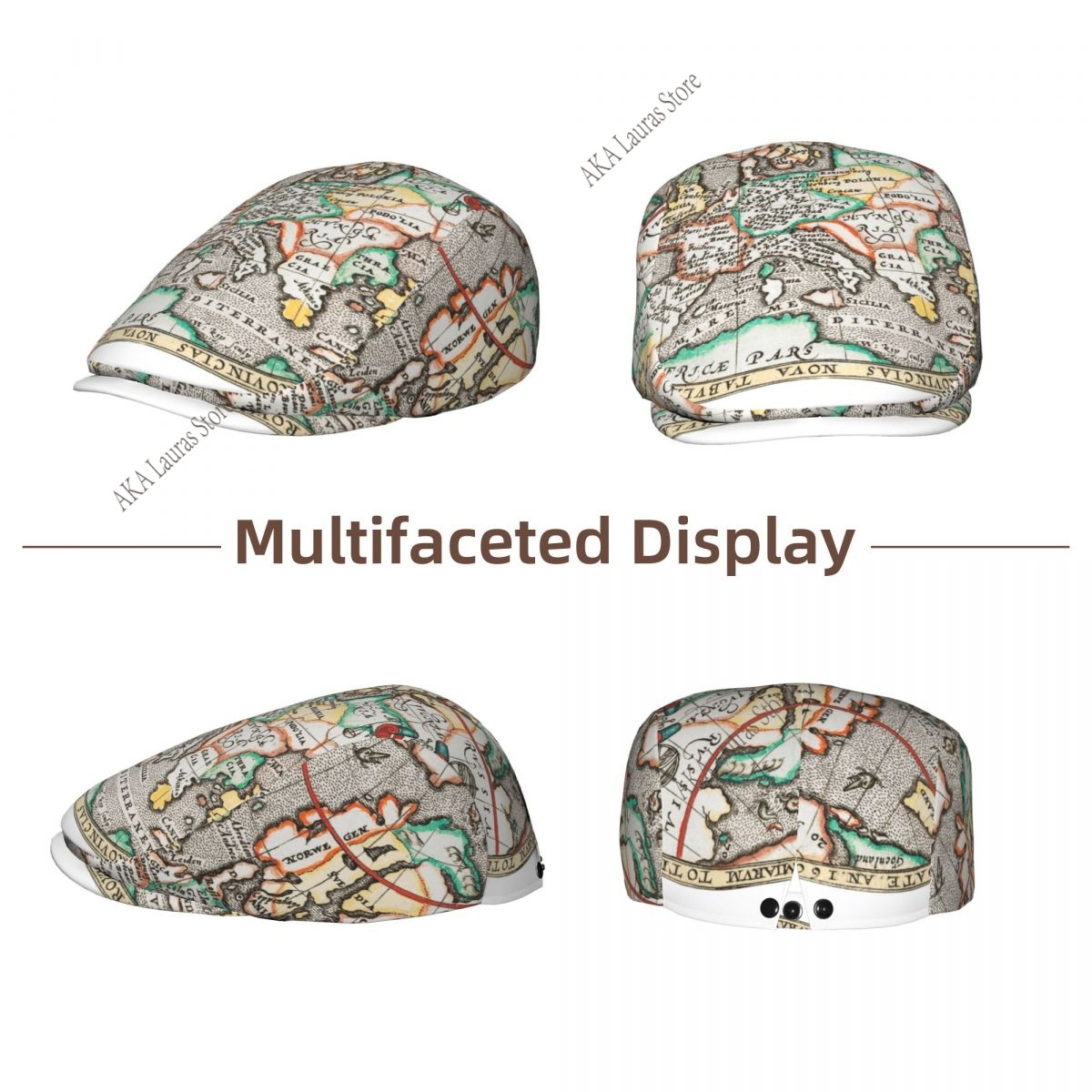 Boné Newsboy, Chapéu Octogonal - Newsboy Cap Ivy avaliação e preço