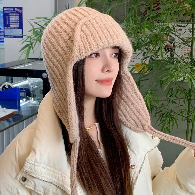 Gorro de Inverno de Tricô com  - Trapper Hat Ear Flap avaliação e preço