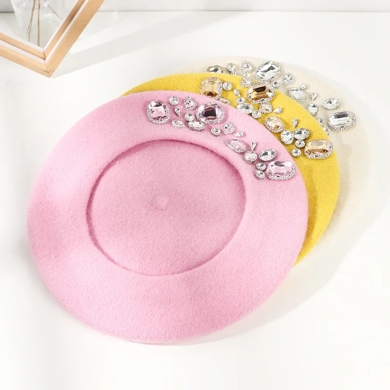 Impressionante boina de lã com - Beret French Wool avaliação e preço