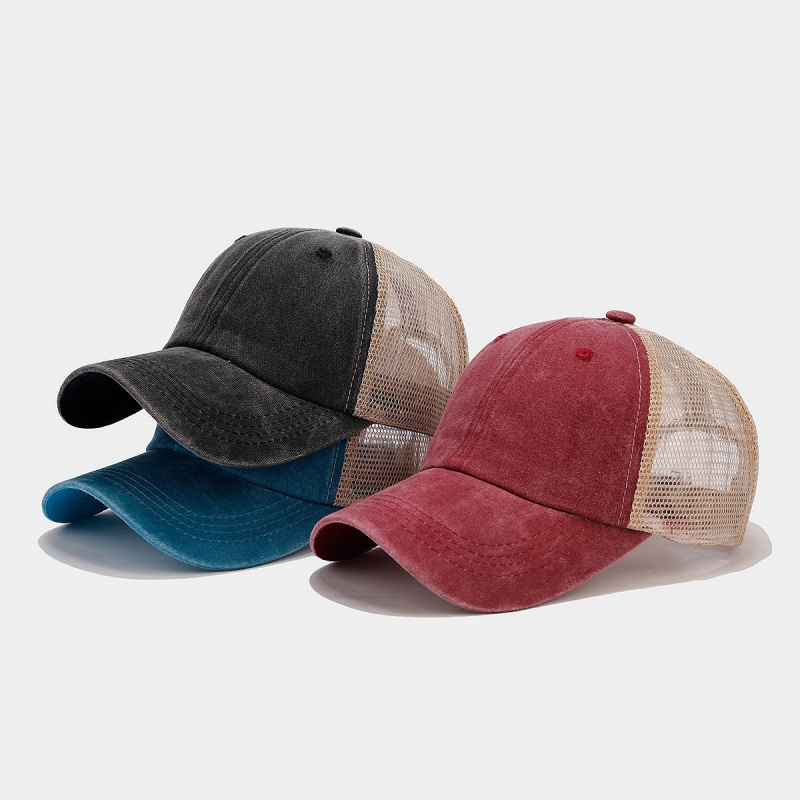 Boné Trucker Vintage em Denim  - Trucker Cap Mesh avaliação e preço