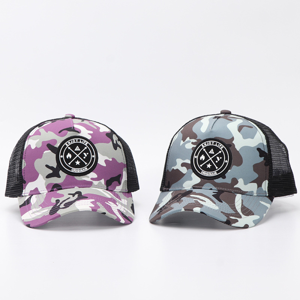Boné Casual de Camuflagem com  - Trucker Cap Mesh avaliação e preço