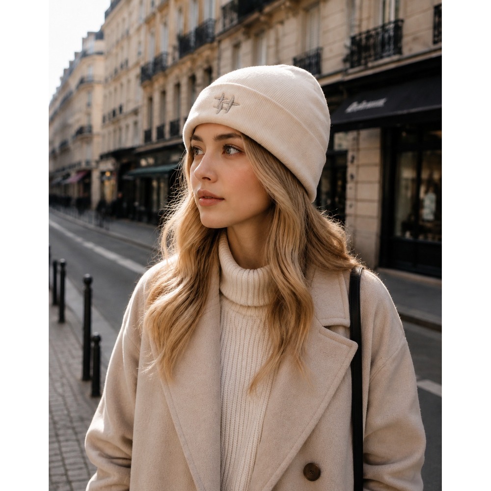 Gorro de Inverno Feminino em T - Beanie Cuffed Knit avaliação e preço