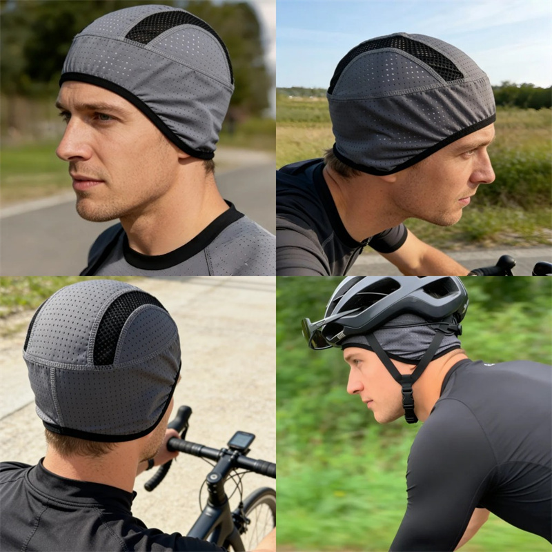 Boné de Verão Respirável em Ma - Skull Cap Helmet Liner avaliação e preço