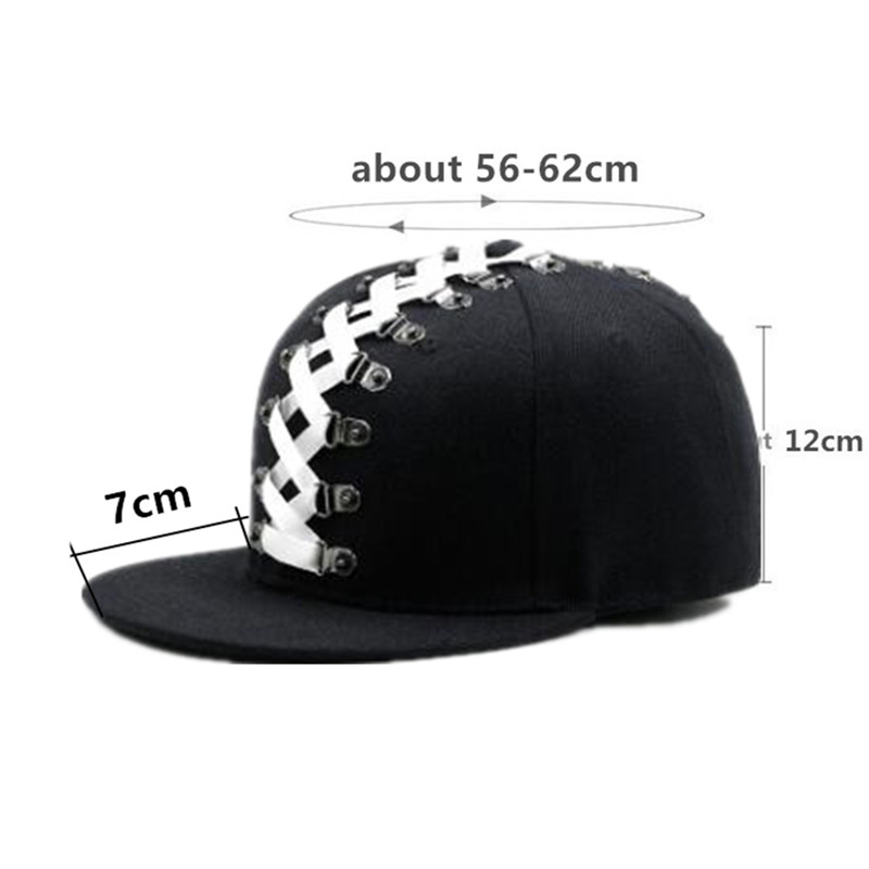 Bonés de Hip Hop Estilo Punk c - Snapback Hat Flat avaliação e preço