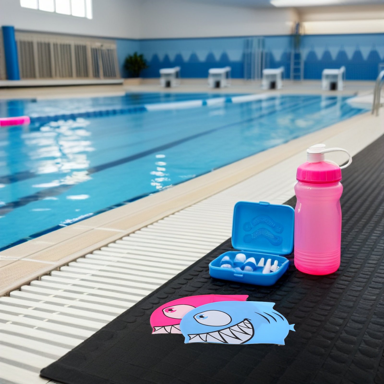 2 Peças Toucas de Natação de S - Swim Hat Silicone avaliação e preço
