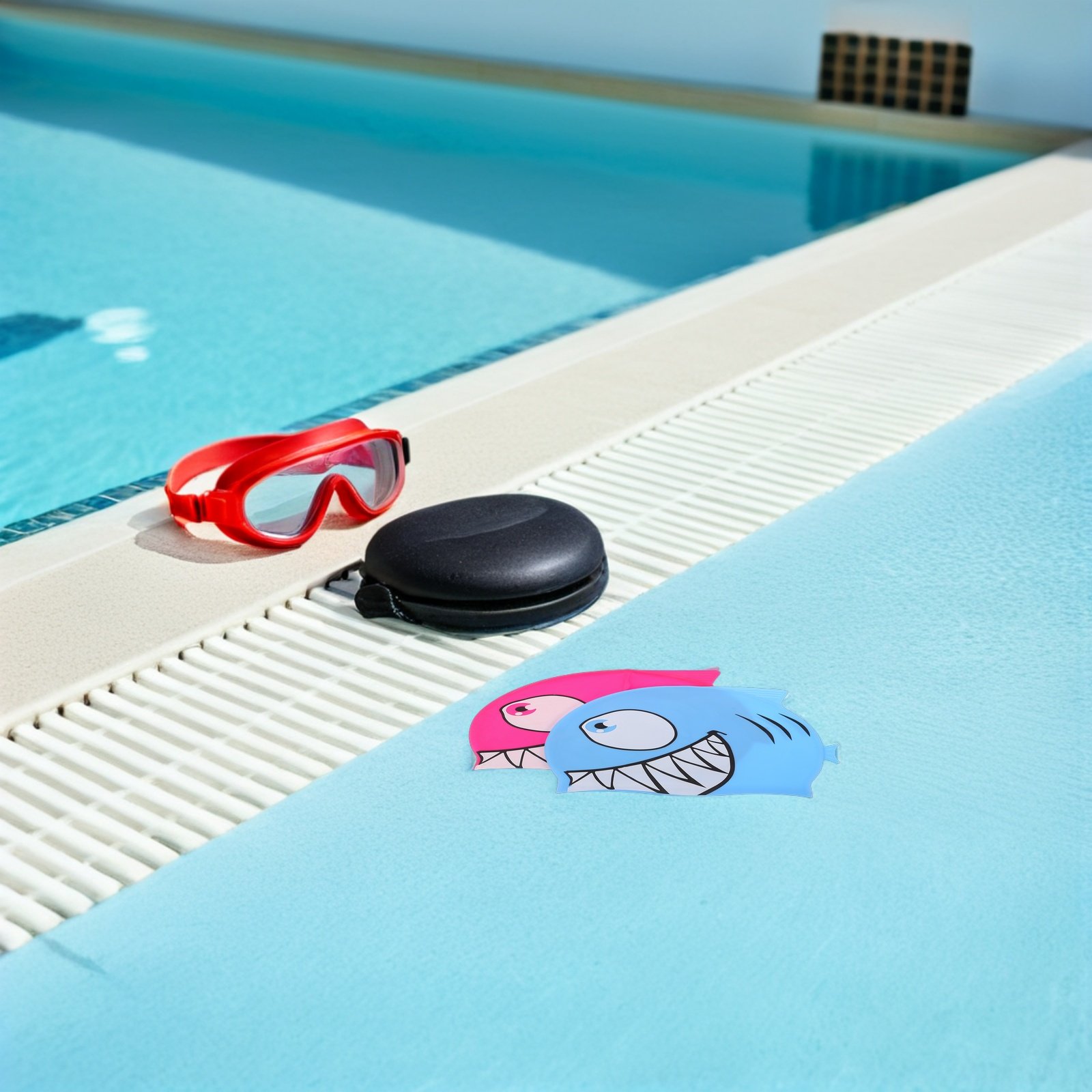 2 Peças Toucas de Natação de S - Swim Hat Silicone avaliação e preço