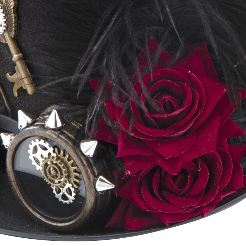 Y166 Chapéu Vintage Steampunk  - Fedora Hat Wool avaliação e preço