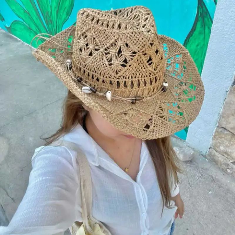 Chapéu de Palha de Verão para  - Cowboy Hat Straw avaliação e preço