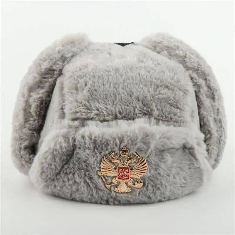 Emblema soviético ushanka chap - Trapper Hat Ear Flap avaliação e preço