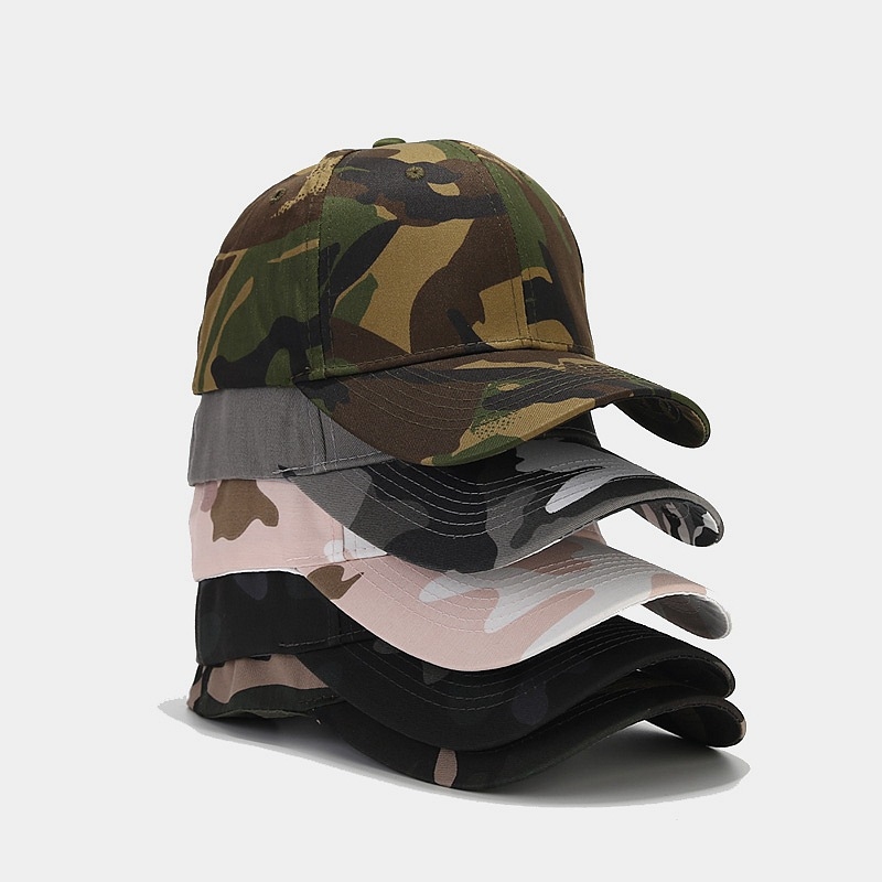 Boné de Beisebol Camuflado Woo - Dad Hat Cotton avaliação e preço