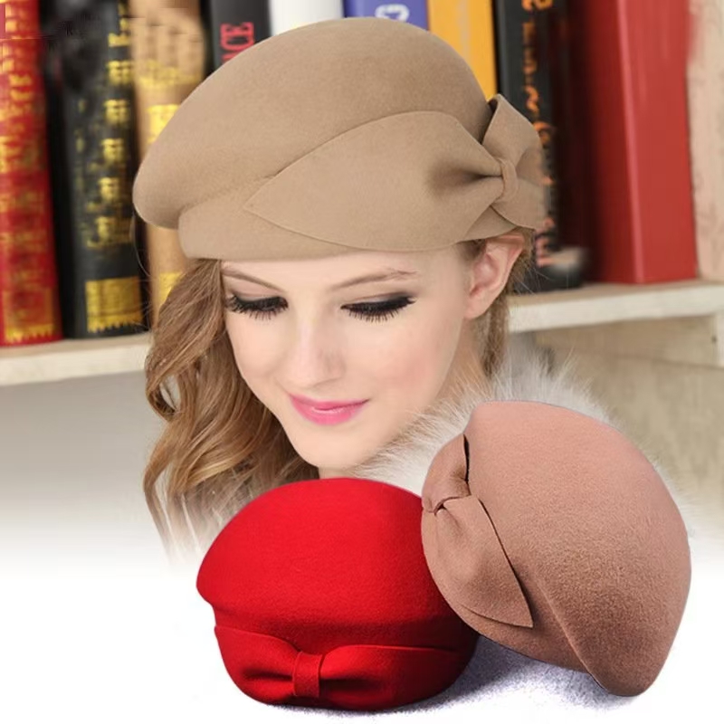 Lã vintage quente lã inverno b - Beret French Wool avaliação e preço