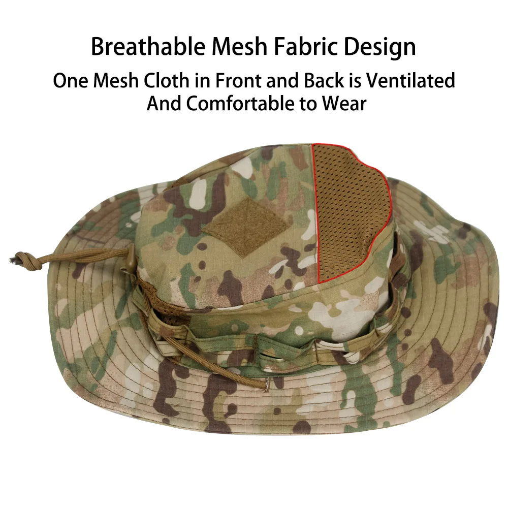Chapéu Boonie camuflado tático - Boonie Hat Tactical avaliação e preço