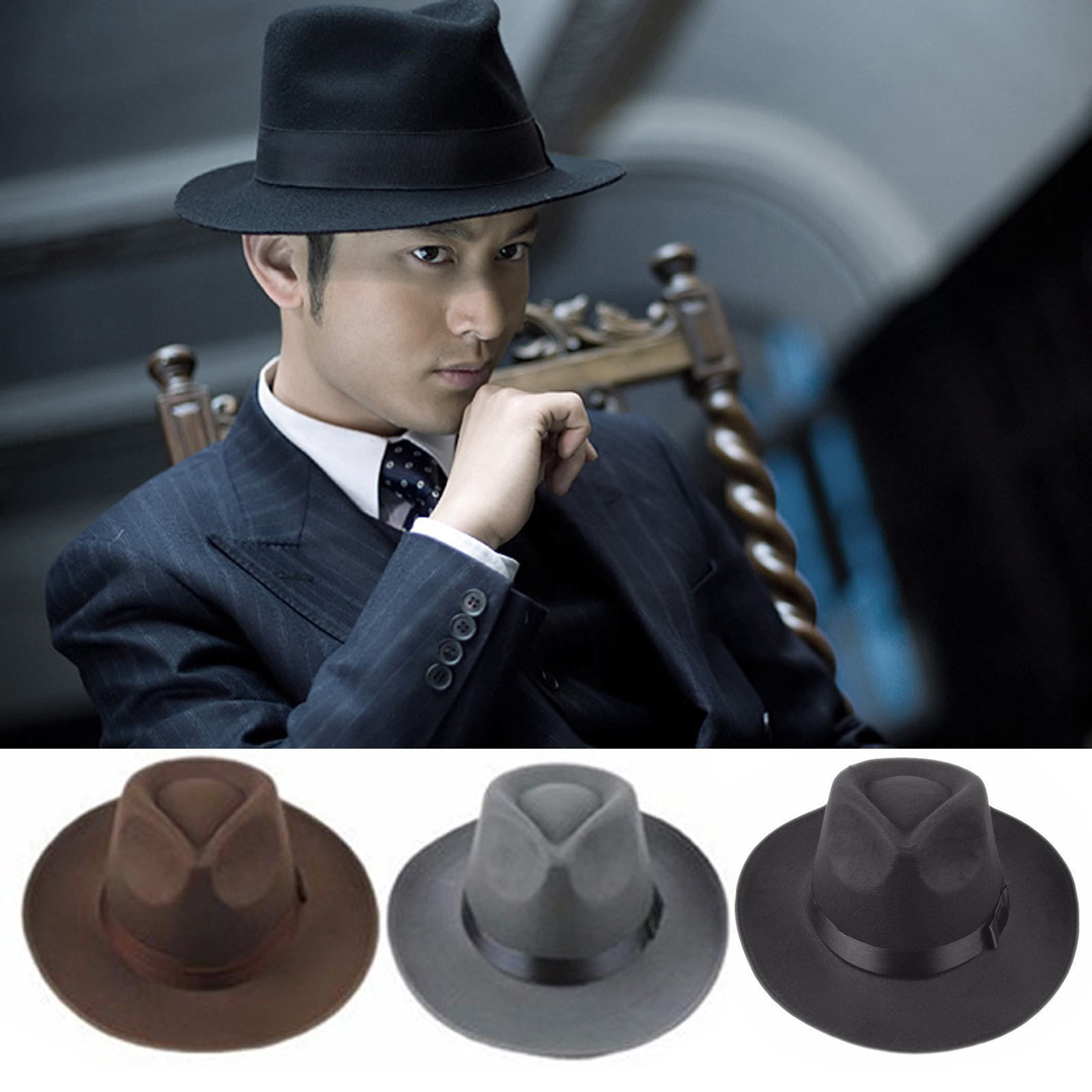 Chegada mais recente unissex a - Fedora Hat Wool avaliação e preço