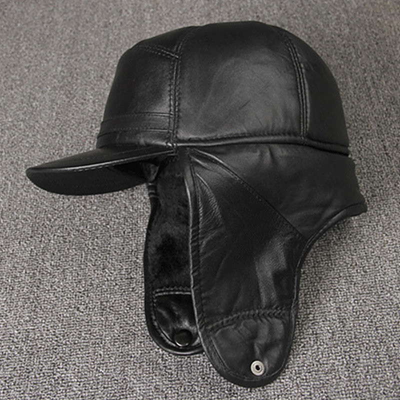 Bonés de Couro Genuíno, Chapéu - Winter Trapper Hat avaliação e preço