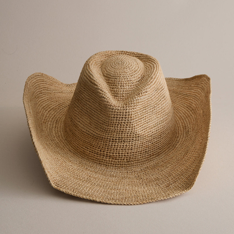 Chapéu de Palha Raffia Premium - Cowboy Hat Straw avaliação e preço